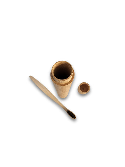 Bamboo Toothbrush Holder