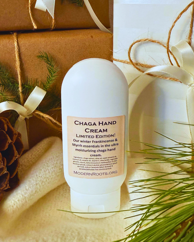 Chaga Hand Cream with Frankincense & Myrrh