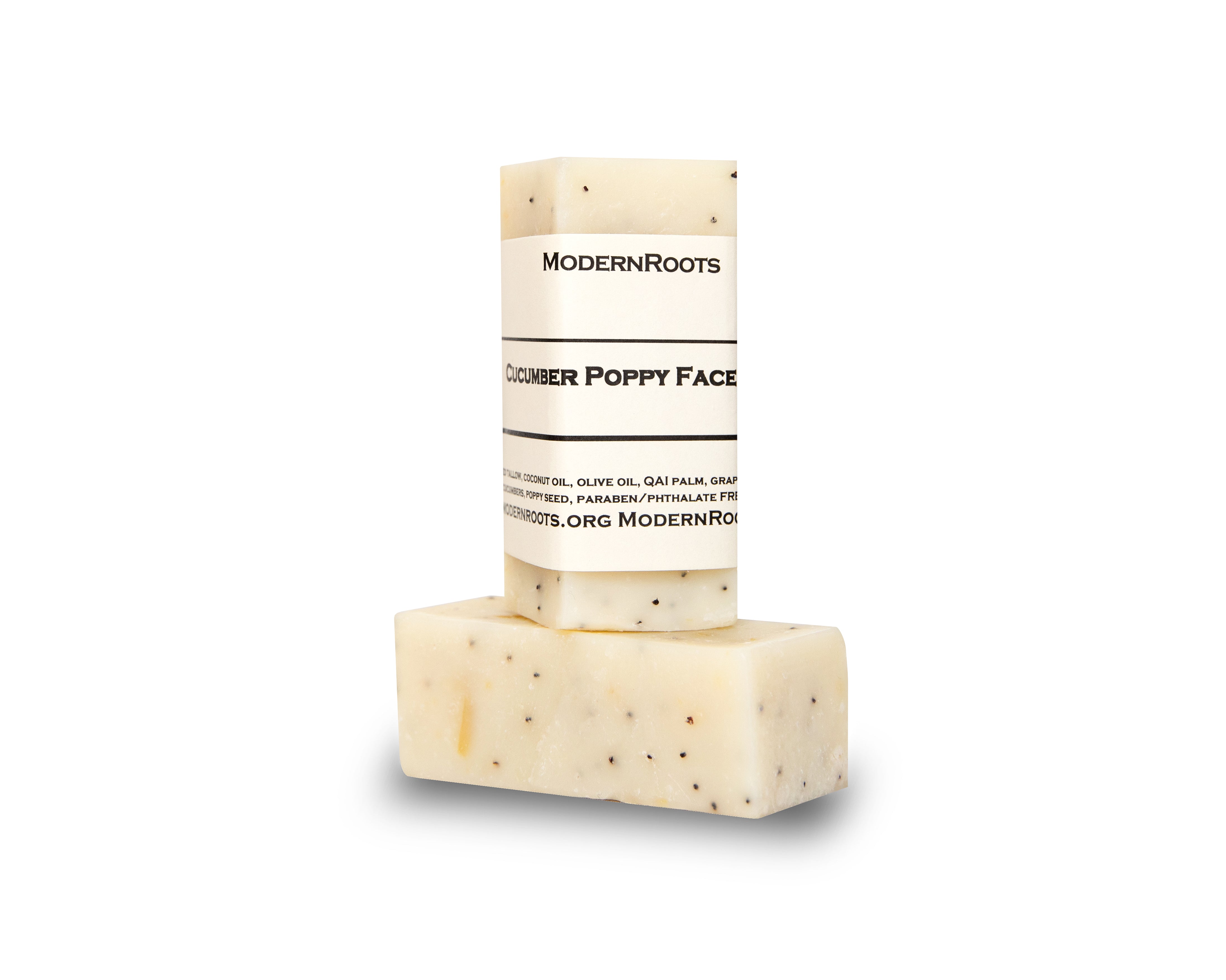 Cucumber Poppy Face Wash Bar