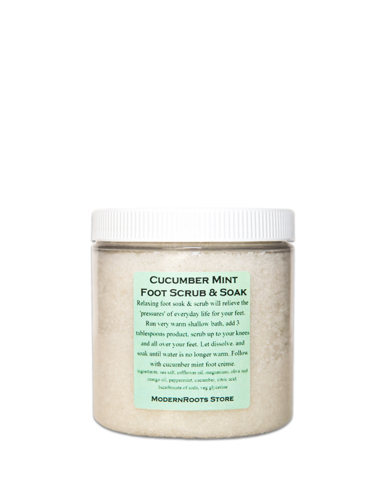 Cucumber Mint Foot Scrub & Soak