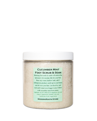 Cucumber Mint Foot Scrub & Soak