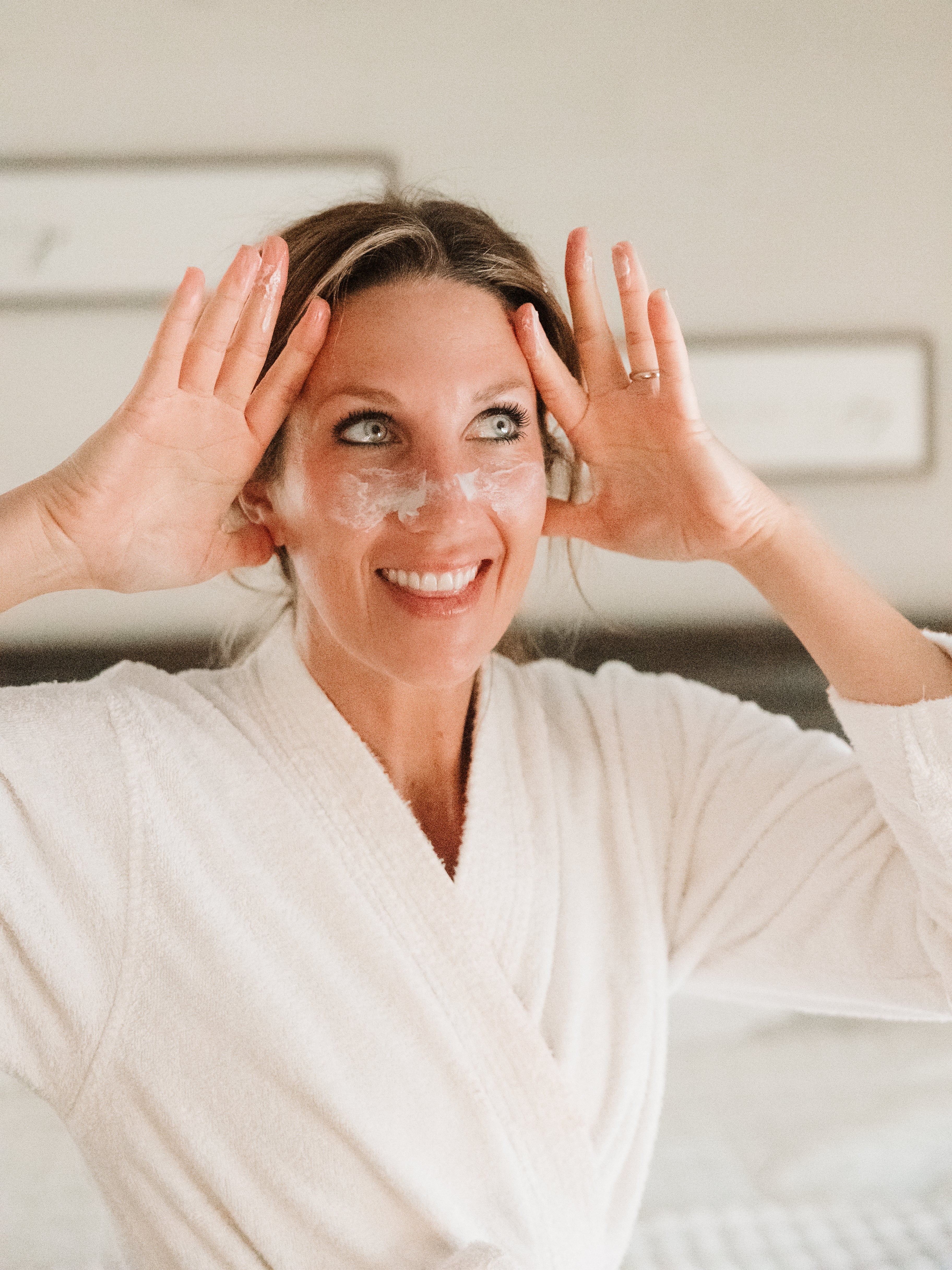 Clearly Screened Sun Block for Face