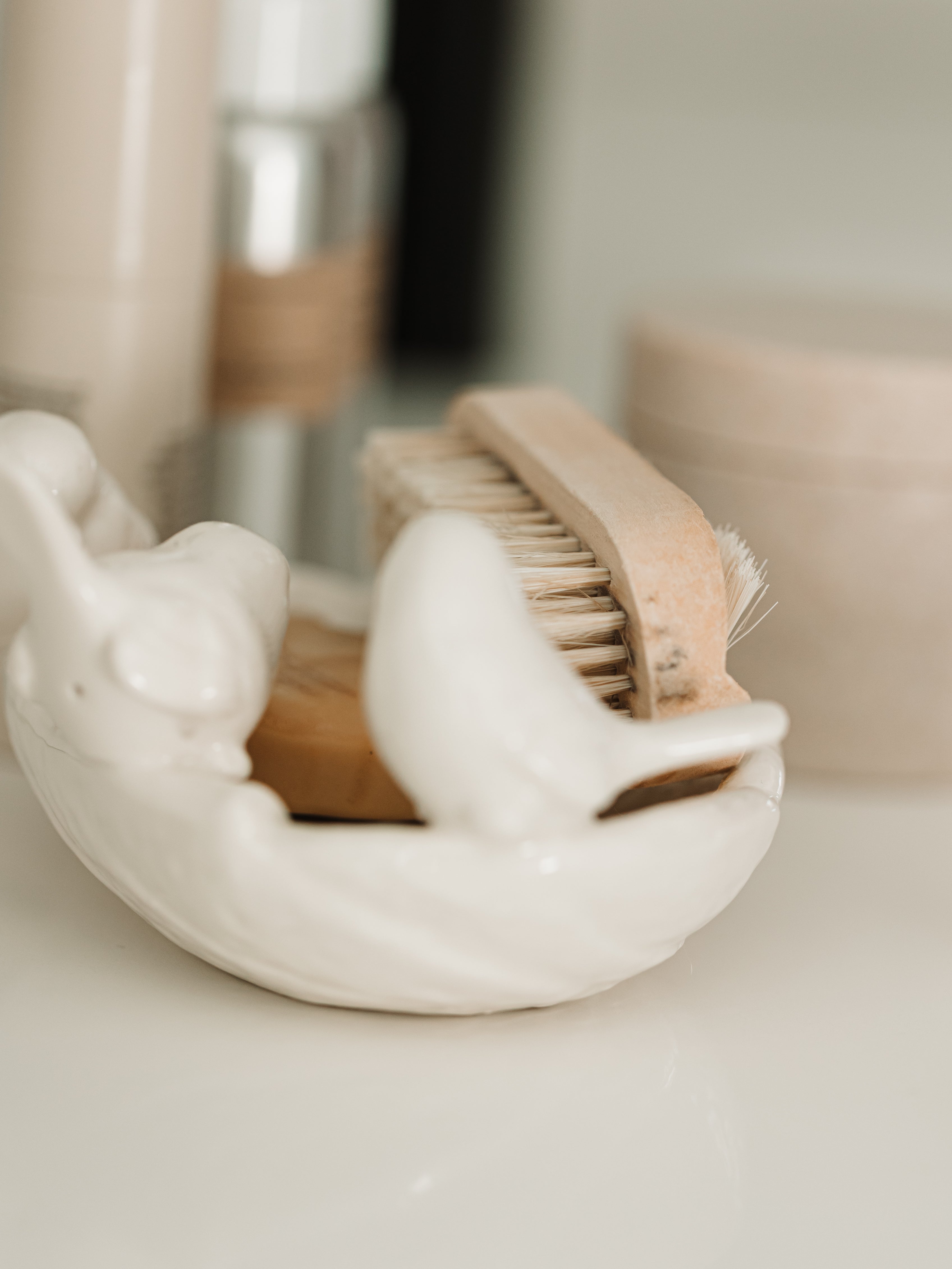 Bamboo Nail Scrubber