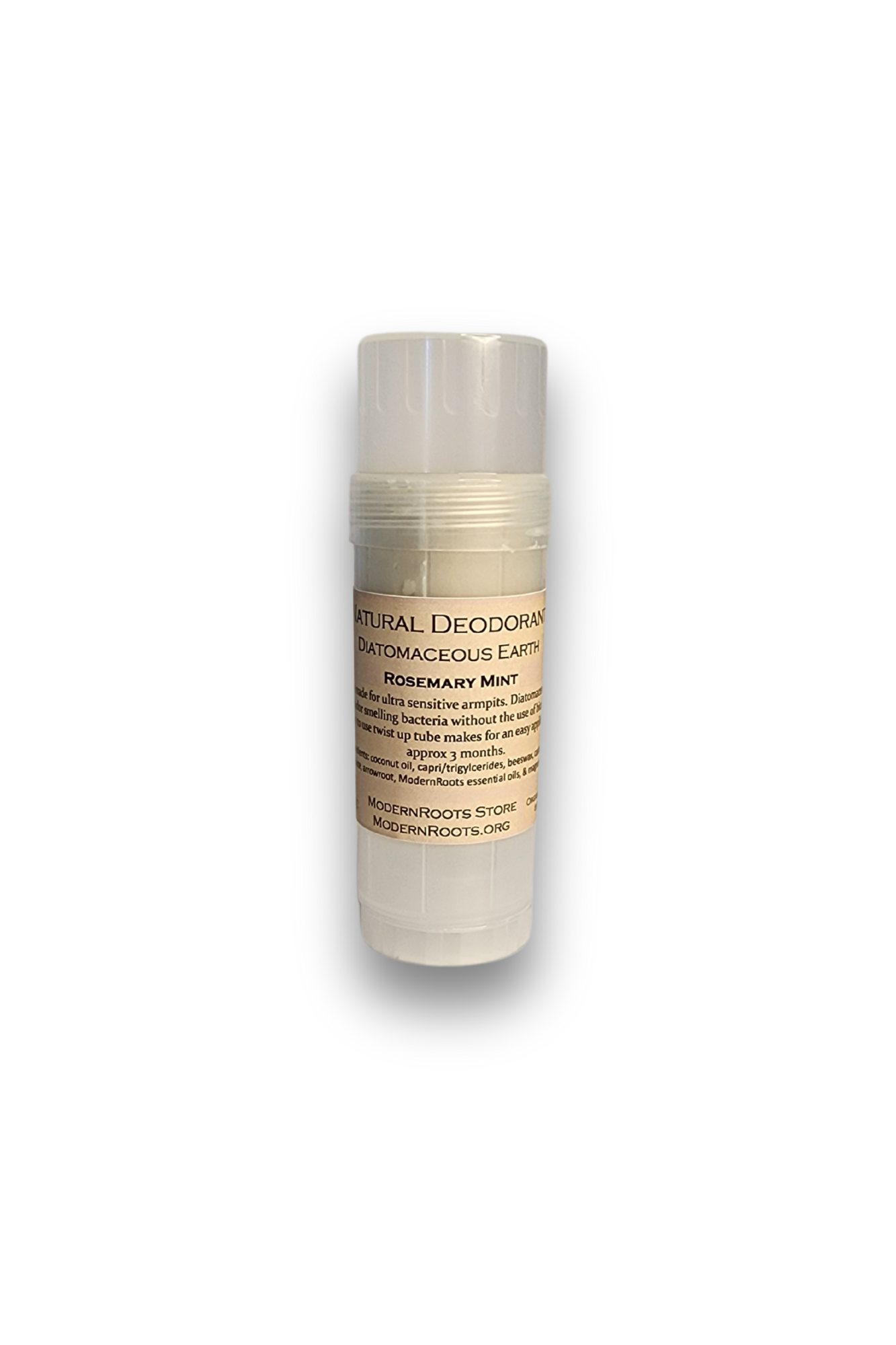 Rosemary Mint Diatomaceous Earth Non-Toxic &amp; Natural Deodorant