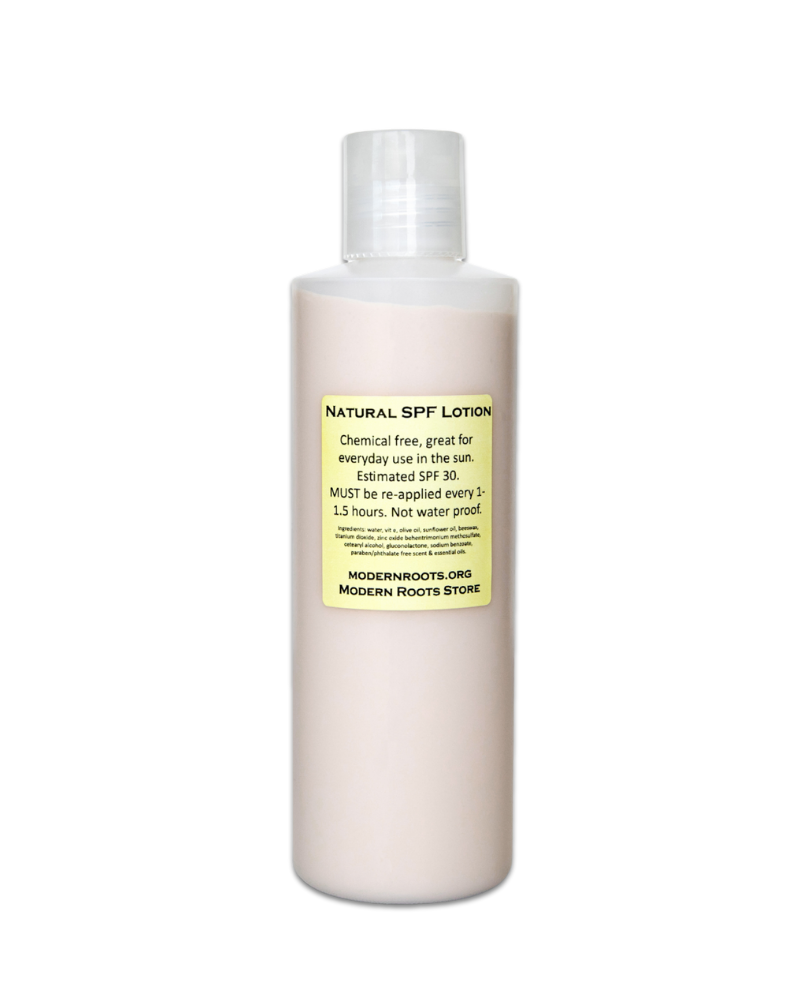 Natural SPF Lotion