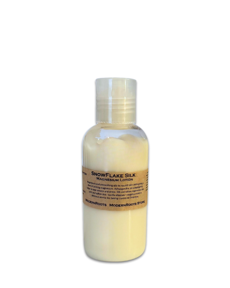 Snowflake Silk Magnesium Lotion and Salt Bar