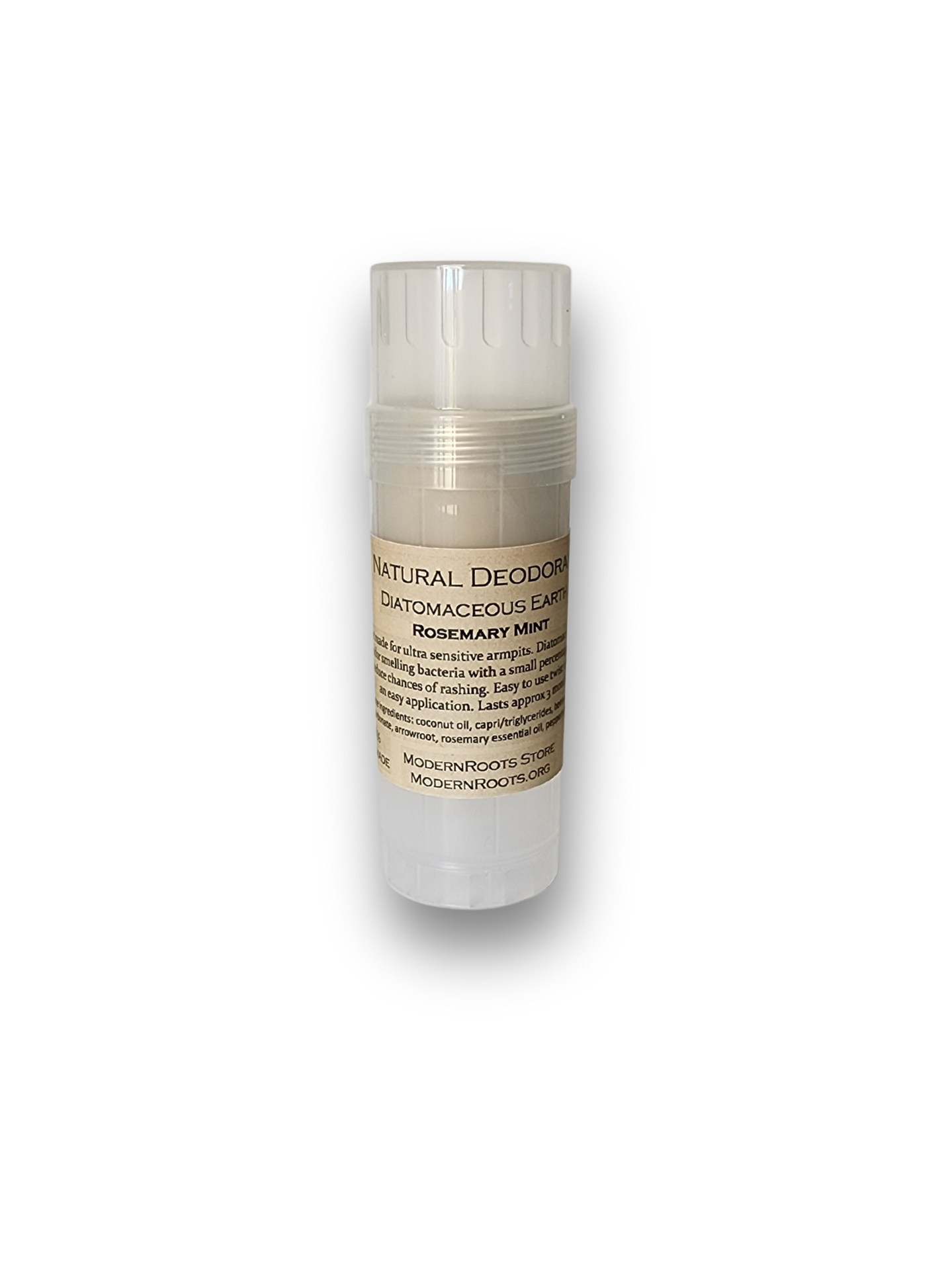 Rosemary Mint Diatomaceous Earth Non-Toxic &amp; Natural Deodorant